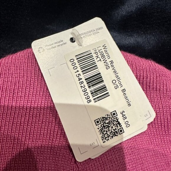 Lululemon Pow Pink Warm Revolution toque NWT - Picture 3 of 3